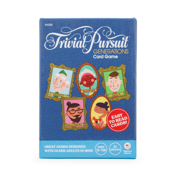 Trivial Pursuit Generations Card Game
